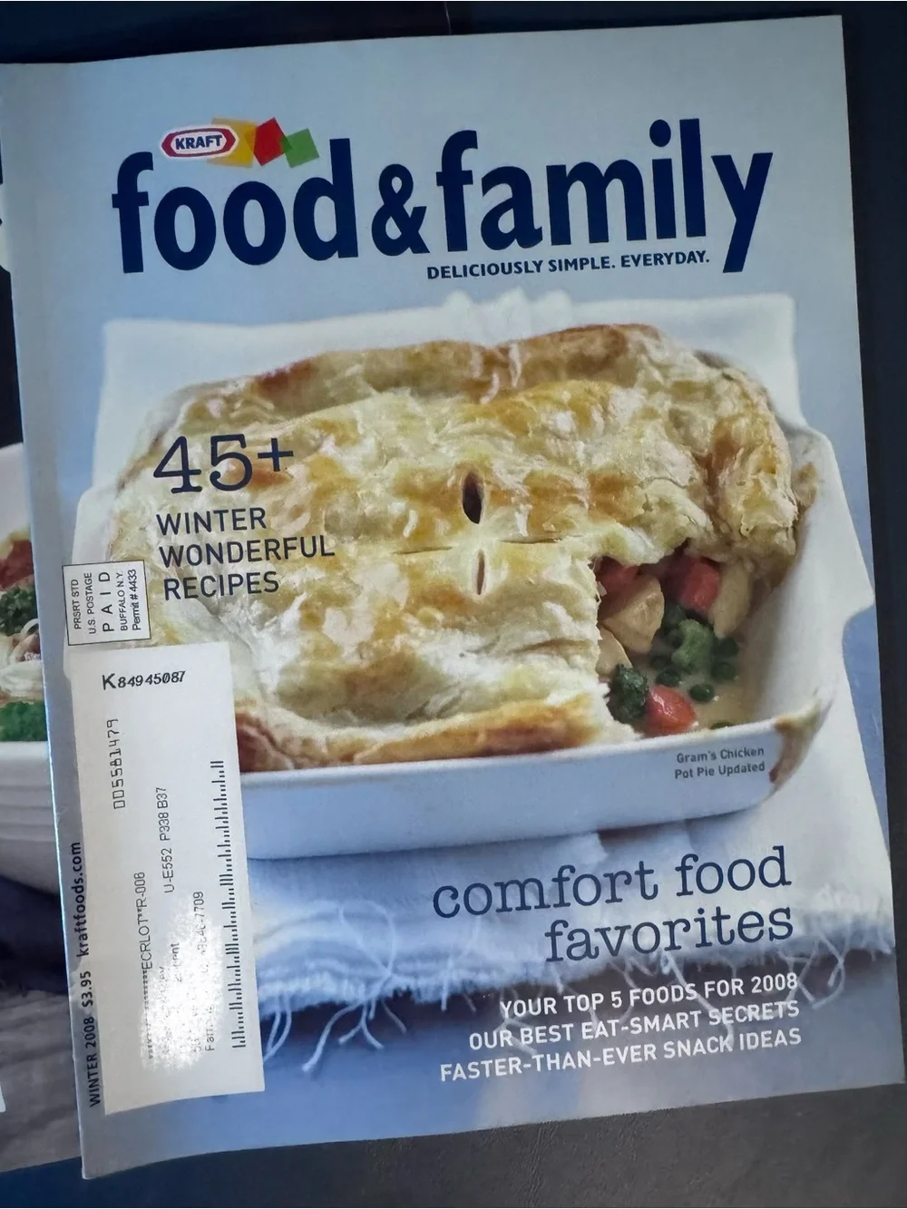 Kraft Food & Family Magazine Lot of 5 Recipe Cookbooks 2007-2008 Collection